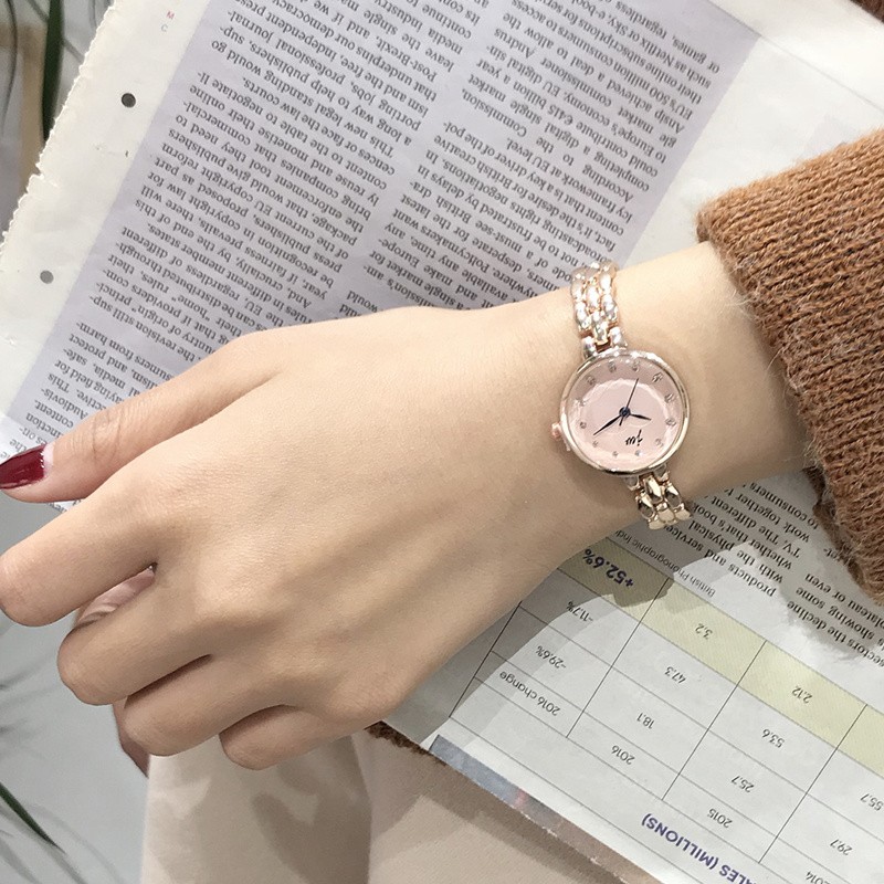 韓国風シックinsシンプルオシャレ合金ブレスレット形腕時計 レディースファッション激安通販 10代 代 30代ファッション 海外 人気ファッション激安購入