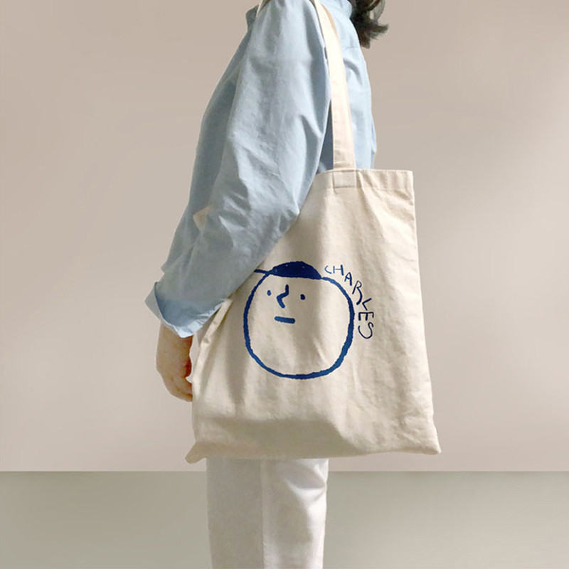カジュアルシンプルファッション韓国ファッション帆布ショルダーバッグ
