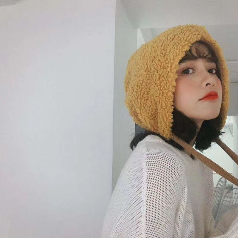 スエード生地秋冬韓国ファッション売れ筋キュート帽子