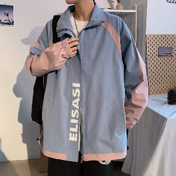 韓国ファッションシンプルおしゃれメンズジャケット