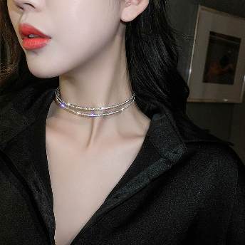 欧米風おしゃれファッション韓国風アバンギャルド売れ筋大好評大注目大人可愛い存在感アップ合わせやすいネックレス