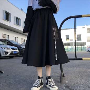 【合わせやすい】絶対流行レトロハイウエストAラインスカート