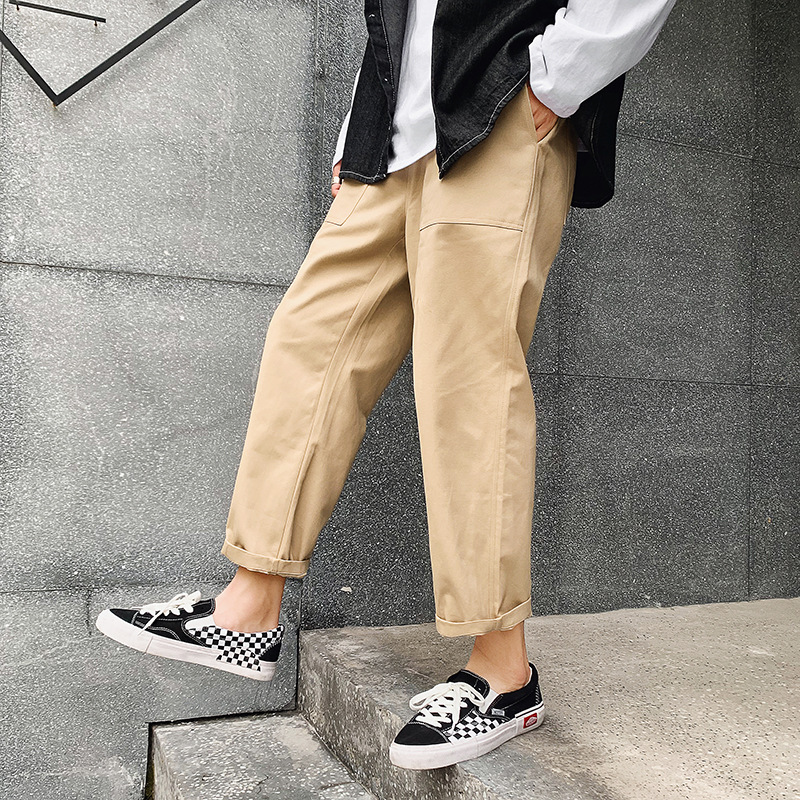 韓国系 ファッション 無地 シンプル 合わせやすい ワイドパンツ M 2xl カジュアル メンズパンツ レディースファッション 激安通販 10代 代 30代ファッション 海外人気ファッション激安購入