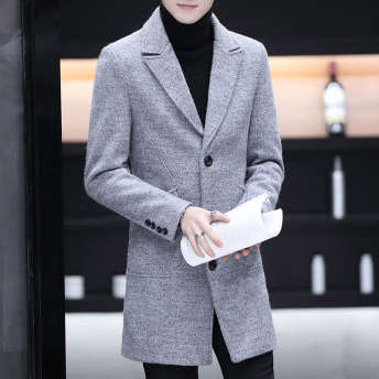 今季も大流行 スリム型 2020 韓国トレンド カジュアル コート ハンサム メンズアウターウェア