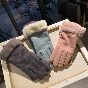 超人気暖かい ファッション 不規則 上質 上品 ふわふわ 暖か 防寒手袋