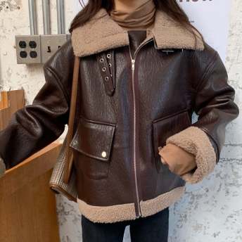韓国通販 オススメ ファッション ストリート系 ジッパー ジャケット