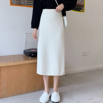 絶対欲しい フェミニン 韓国系 シンプル 通勤/OL エレガント 着痩せ 美しいシルエット ロング スカート