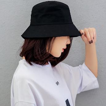 人気上昇中 9カラー  男女兼用  シンプル ブラック ホワイト 定番  カジュアル サファリハット 帽子