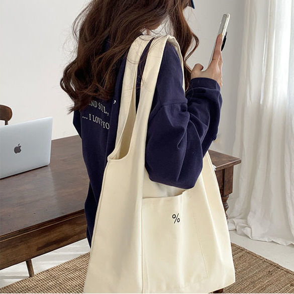人気を独占中♡ カジュアル 海外トレンド 純棉帆布 レディース バッグ 可愛いデザイントートバッグ