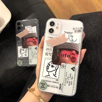 可愛いデザイン キュート 韓国風ファッション ソフト 全機種対応 iPhoneケース  スマホケース