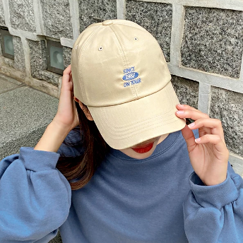 韓国風ファッション 男女兼用  刺繍 5色展開 アルファベット ストリート キャップ 帽子