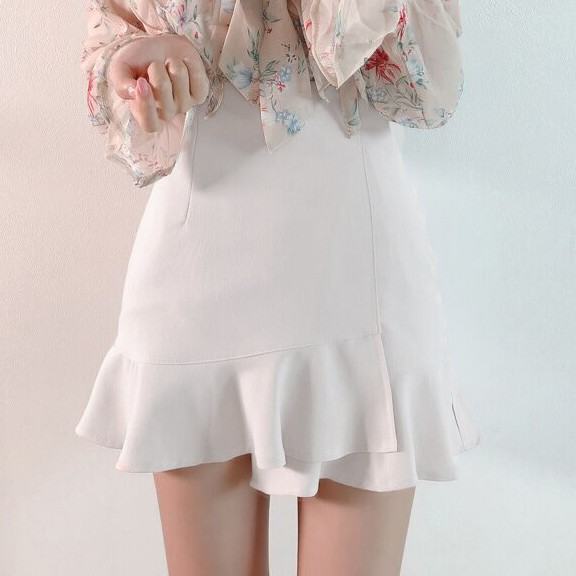人気爆発中 ファッション 韓国系 スウィート 清新 ギャザー飾り 切り替え スカート