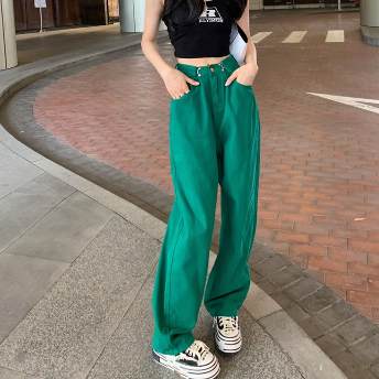 人気上昇中 定番 ファッション 韓国系 ストリート系 ストラップ 金属飾り 多色展開 ジーンズ