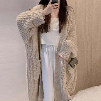 絶対欲しい ファッション スウィート 韓国系 オーバーサイズ感 防寒 ニット カーディガン