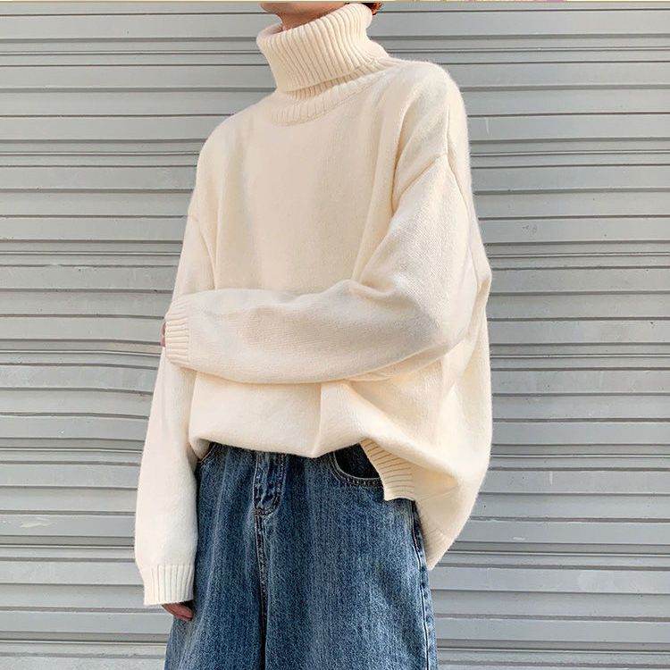 トレンドアイテム 最安挑戦 無地 シンプル ファッション 韓国系 カジュアル ニット メンズセーター