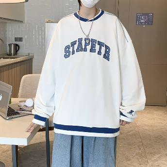 大流行新作 人気爆発 アルファベット ファッション 定番 韓国系 メンズスウェット