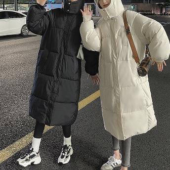SNSで大騒ぎ 人気爆発 ファッション フード付き 暖かい 冬アウター 韓国系 ロング ダウンコート