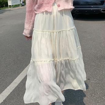 人気爆発 ファッション 韓国系  Aライン  アンプルライン スカート