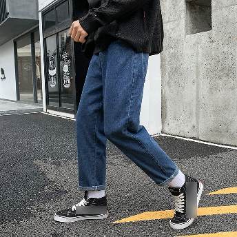 韓国風ファッション お買い得 シンプル ファッション カジュアル デニム メンズジーンズ