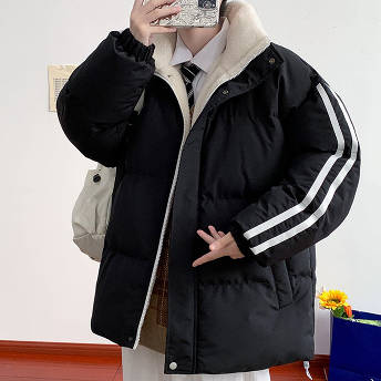 韓国風ファッション  組み合わせ自由 暖かい 防寒 カジュアル メンズ ダウンコート