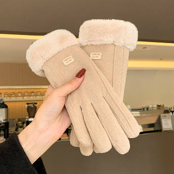 韓国ファッション しっかり素材  可愛い 防風 防寒 手袋