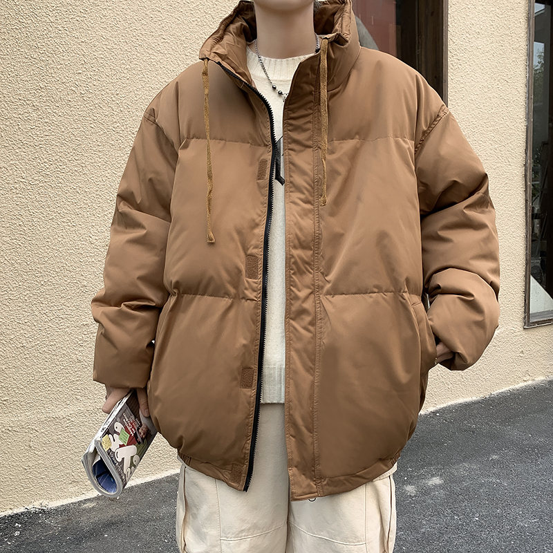 絶対流行 無地 シンプル 定番 ファッション 韓国系 冬 メンズダウンコート